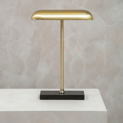 Newton Brass Finish Desk Lamp