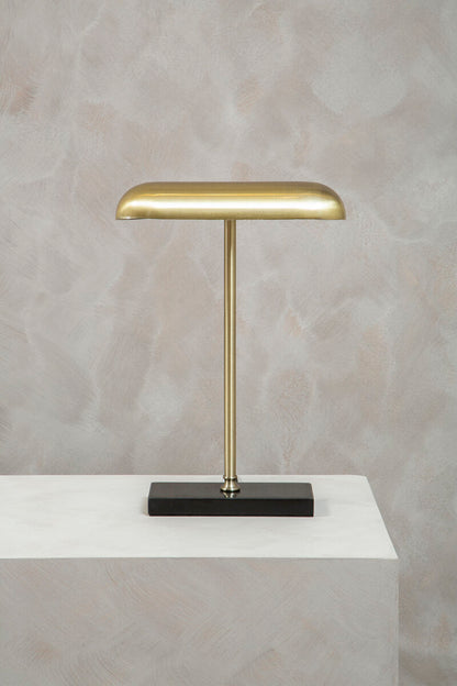 Newton Brass Finish Desk Lamp