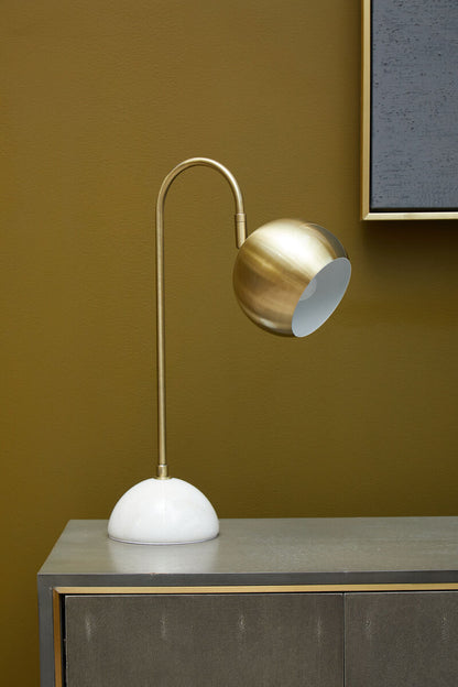 Newton Globe Shaped Desk Lamp