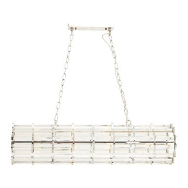Karli Chrome Eight Bulb Pendant Light