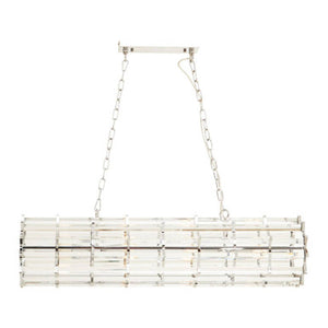 Karli Chrome Eight Bulb Pendant Light