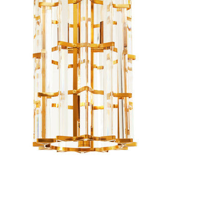 Karli Brass Finish Small Vertical Light