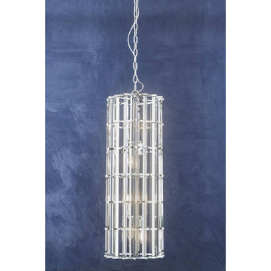 Karli Glass And Chrome Finish Vertical Light