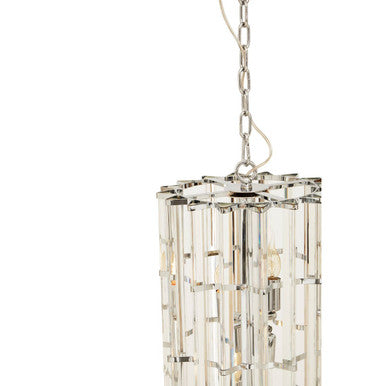 Karli Glass And Chrome Finish Vertical Light