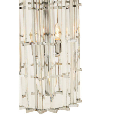 Karli Glass And Chrome Finish Vertical Light - Image 5