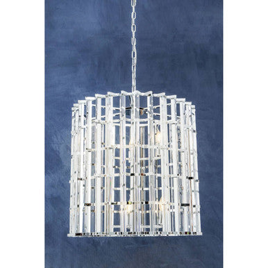 Karli Chrome And Glass Vertical Light - Image 4