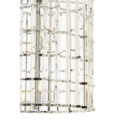 Karli Chrome And Glass Vertical Light - Image 7