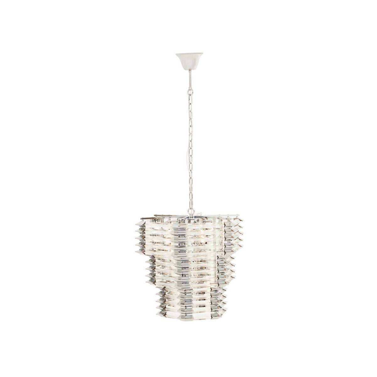 Karli Glass And Chrome Finish Prism Light