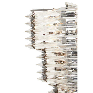 Karli Glass And Chrome Finish Prism Light