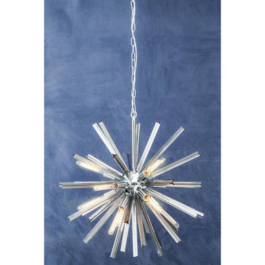 Karlo Smoke Grey Glass And Chrome Finish Light - Image 3