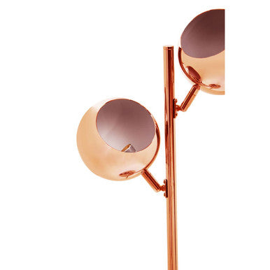 Karter Copper Finish Table Lamp With Two Lights - Image 8