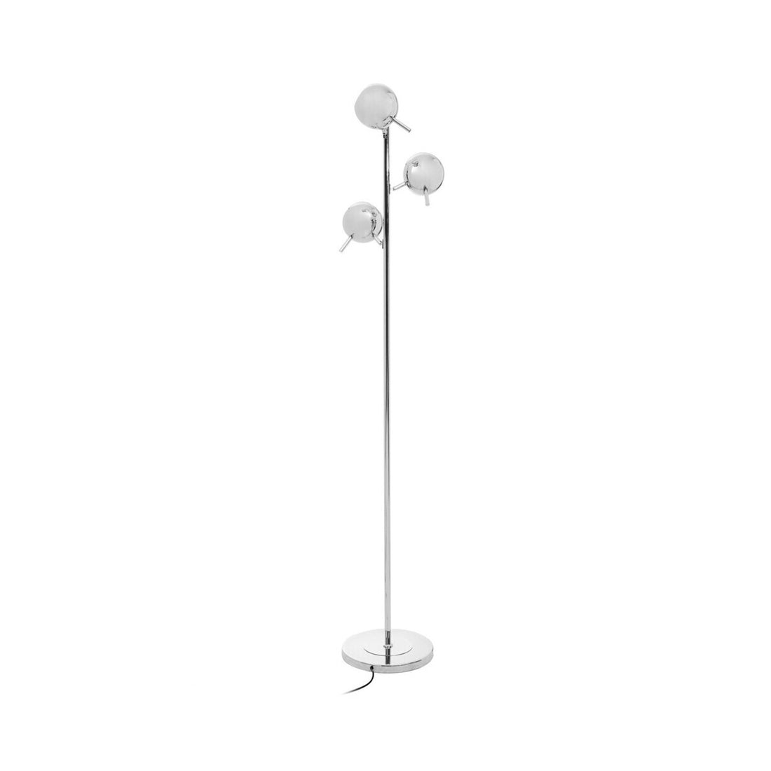Karter Chrome Finish Table Lamp With Three Lights