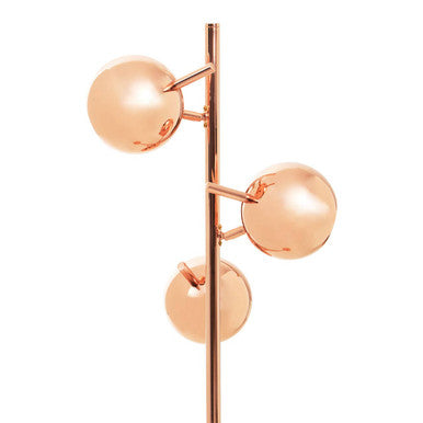 Karter Copper Finish Floor Standing Lamp With Three Lights - Image 6