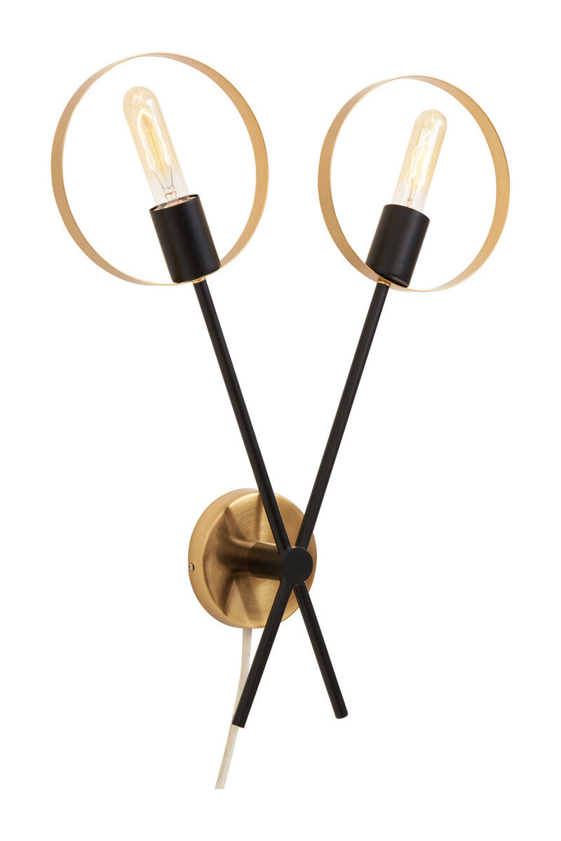 Trieste Two Bulb Ring Wall Light