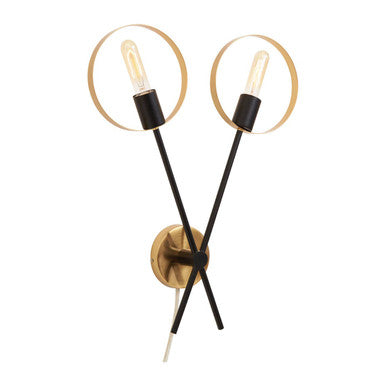 Trieste Two Bulb Ring Wall Light