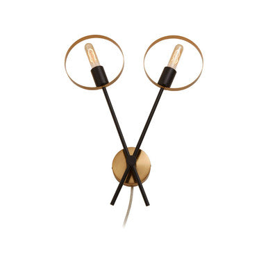 Trieste Two Bulb Ring Wall Light