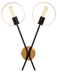 Trieste Two Bulb Ring Wall Light