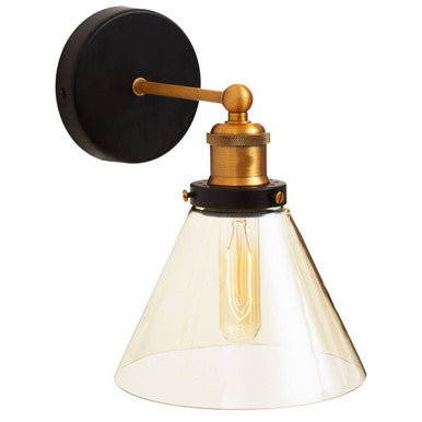 Trieste Matte Black Wall Light