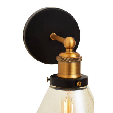 Trieste Matte Black Wall Light