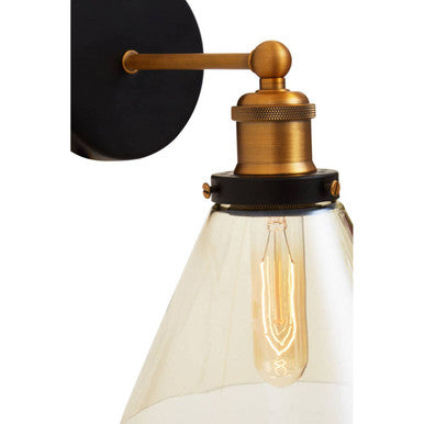 Trieste Matte Black Wall Light