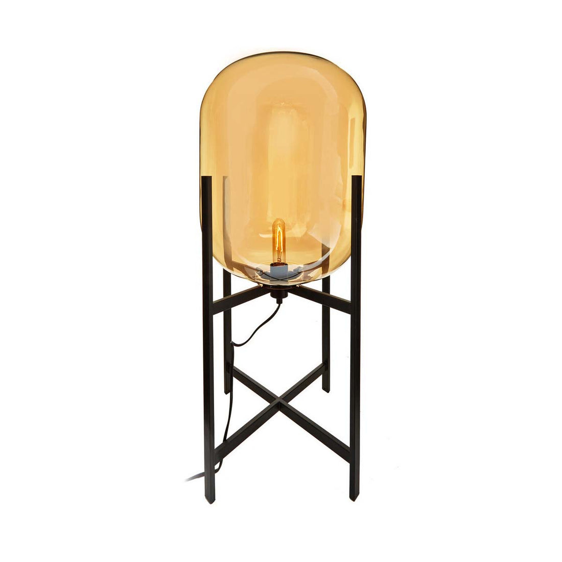 Trieste Champagne Glass Floor Lamp