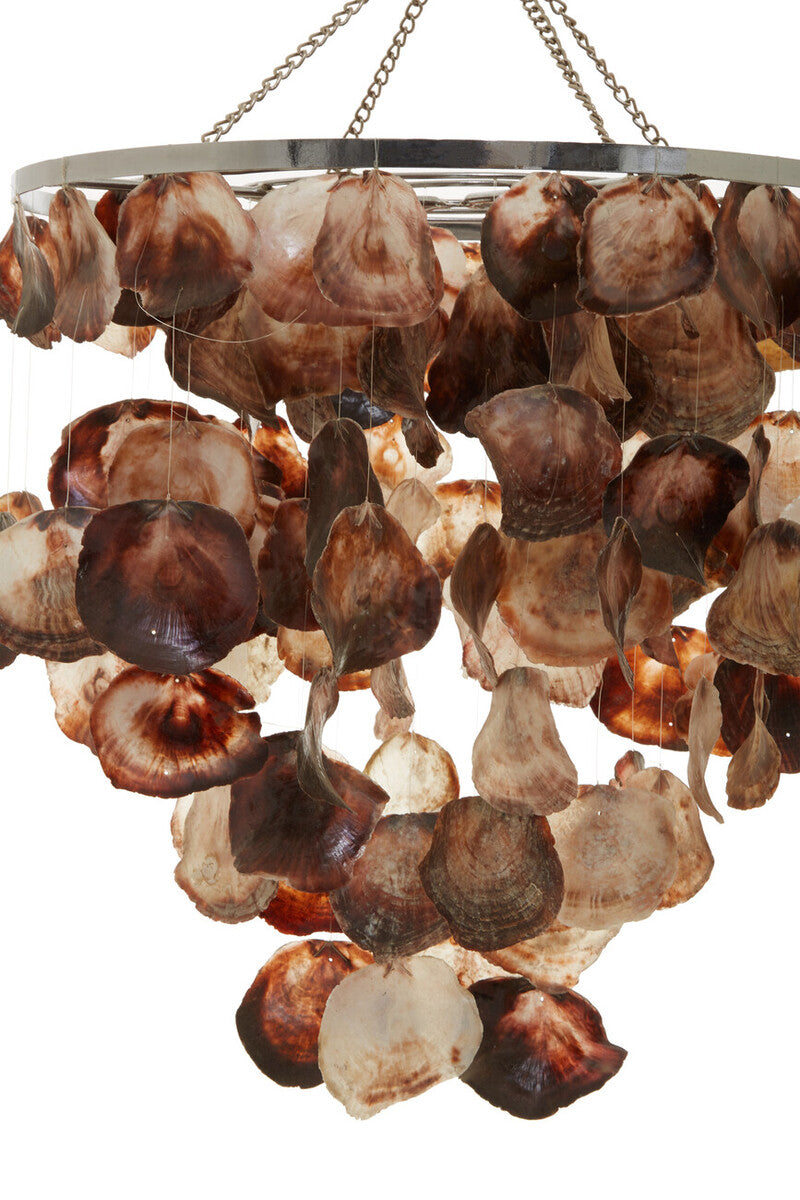 Palu Natural Shell Abstract Pendant Shade - Image 3