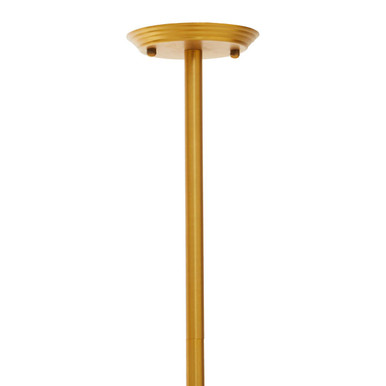 Spike Brass Finish Metal Pendant Light