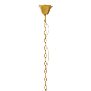Kamara Brass Finish Four Bulb Pendant Light - Image 5