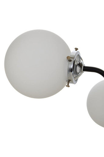 Abira Black And Chrome 16 Arm Pendant Light - Image 4