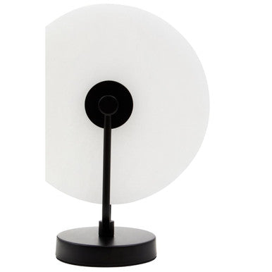 Waldorf White Marble And Black Table Lamp
