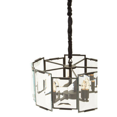 Babylon Black 6 Light Chandelier