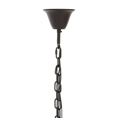 Babylon Small Black 6 Light Chandelier