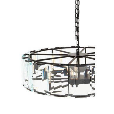 Babylon Large Black 12 Light Pendant Light - Image 3