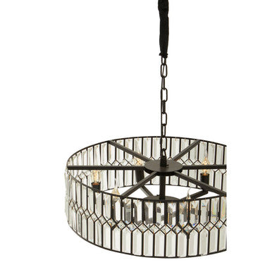 Babylon 6 Bulb Crystal Chandelier - Image 5