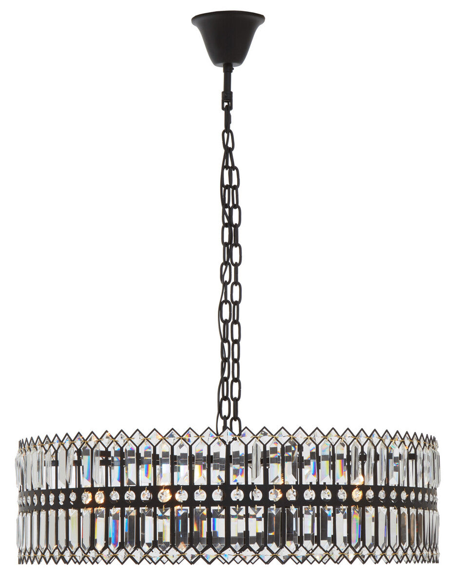 Babylon Eight Bulb Crystal Chandelier