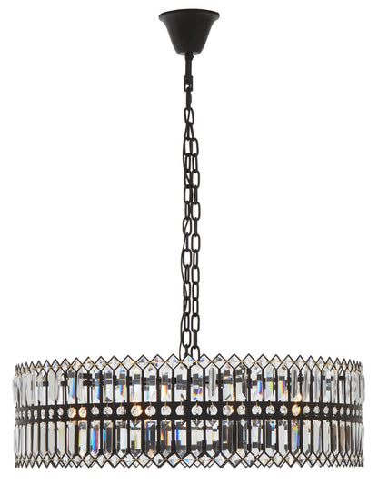 Babylon Eight Bulb Crystal Chandelier