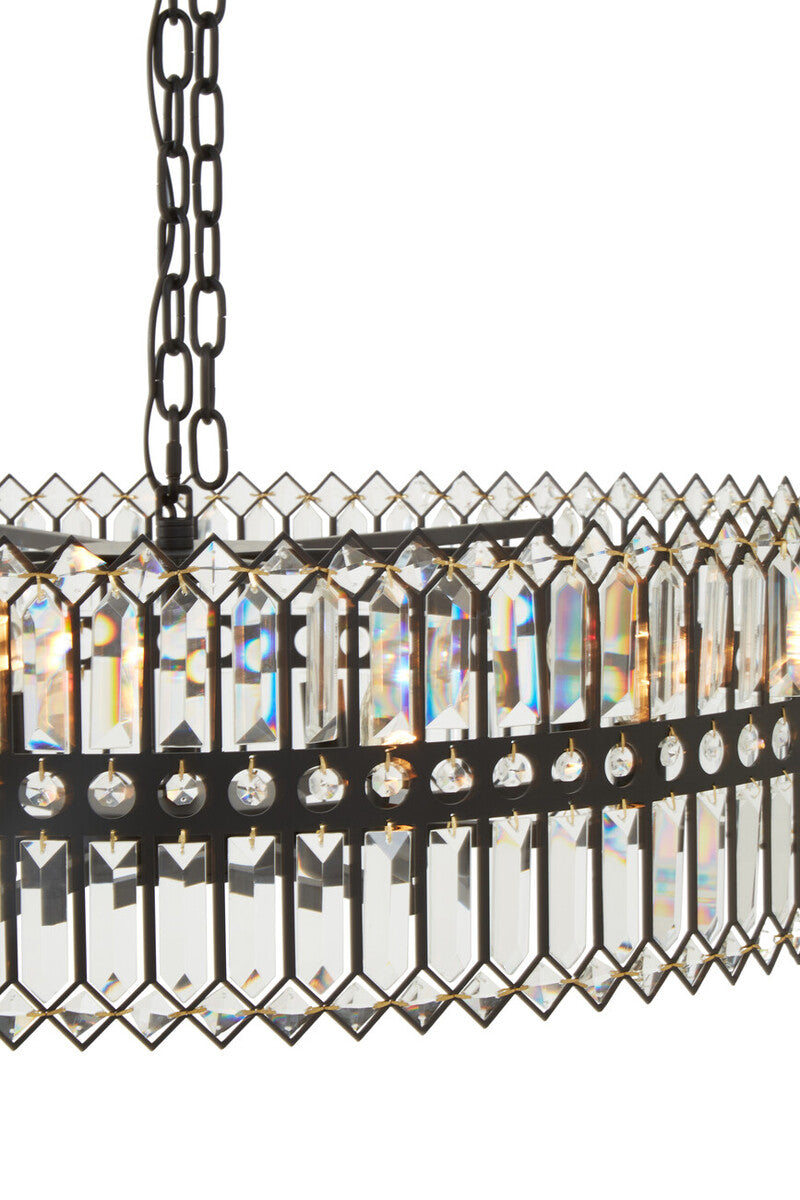Babylon Eight Bulb Crystal Chandelier