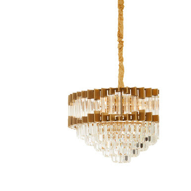 Babylon Four Bulb Antique Gold Chandelier - Image 4