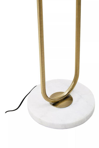 Nolan White And Gold Floor Lamp