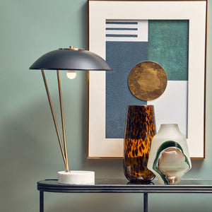 Newton Black Metal Shade Table Lamp