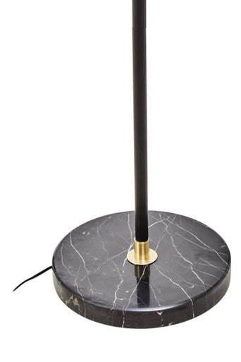 Newton Gold Finish Metal Shade Floor Lamp - Image 6