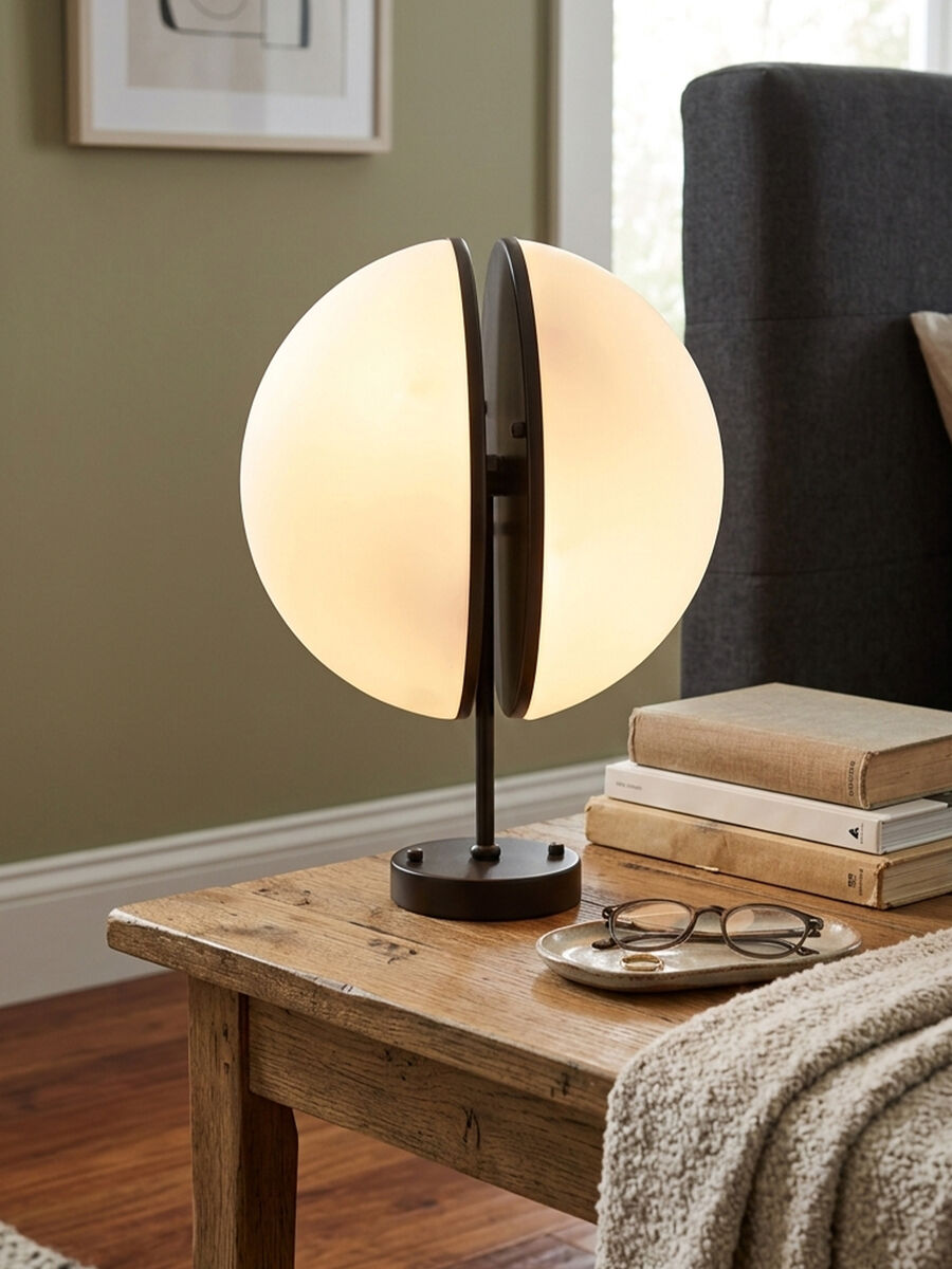 Abira Matt Black Ball Wall Light