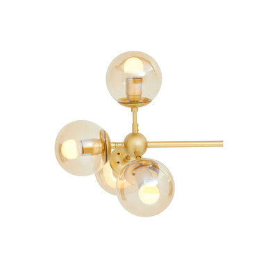 Abira Gold 8 Arm Pendant Light - Image 5