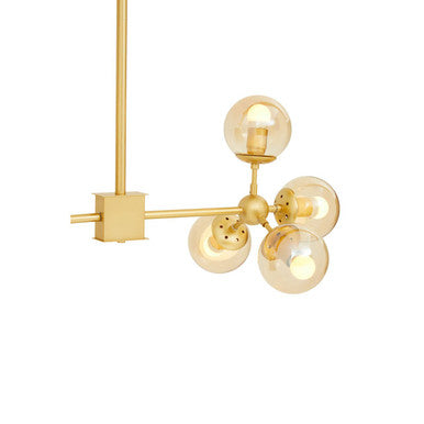 Abira Gold 8 Arm Pendant Light - Image 6