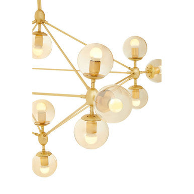 Abira Fifteen Arm Gold Finish Pendant Light - Image 9