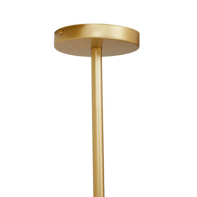 Abira Six Arm Gold Finish Pendant Light