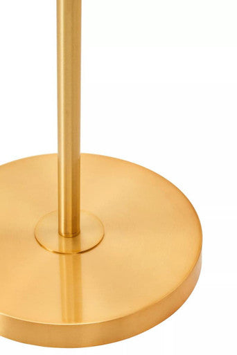 Hutchinson Clear Crystal Floor Lamp with Gold Metal - Image 4