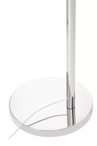 Hubert Satin Nickel Finish Metal Floor Lamp - Image 6
