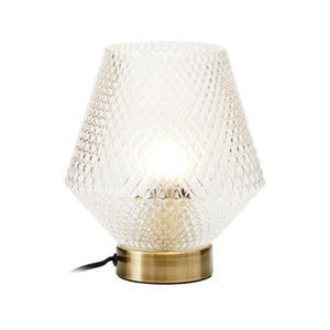 Noble Clear Glass Table Lamp