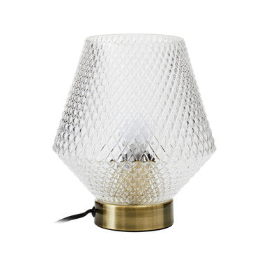 Noble Clear Glass Table Lamp
